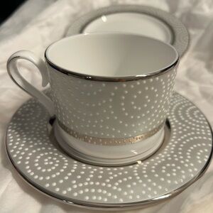 Lenox Pearl Beads China. 5 piece set. (3 sets avail. Sold separately..  130ea